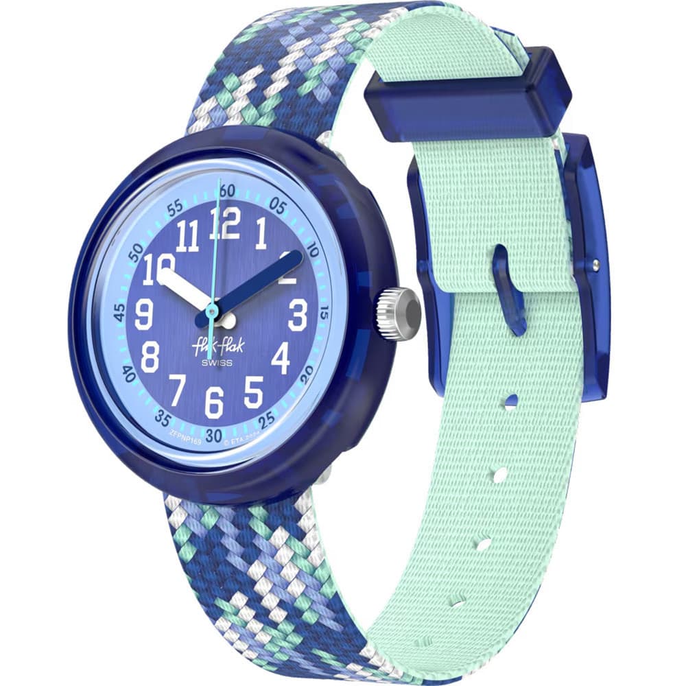 Flik Flak Montre Flik Flak en Plastique Bleu