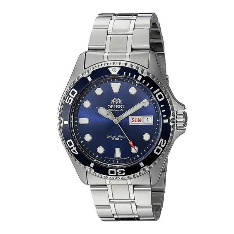 Orient Montre Orient Mako Automatique Cadran Bleu Bracelet Acier inoxydable - AA02005D