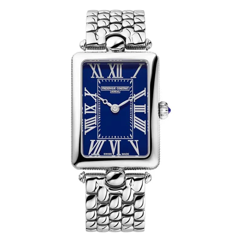 Frédérique Constant Montre Frederique Constant Classics Art Deco Carrée FC-200N2AC6B 28 mm Cadran Bleu
