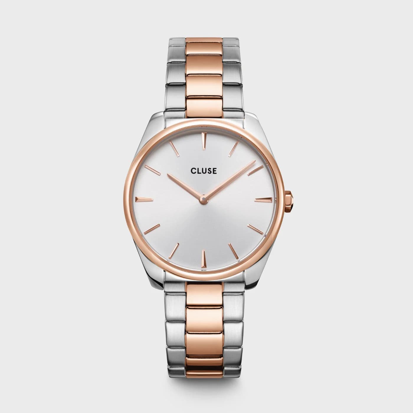 Cluse Féroce Steel — cadran blanc