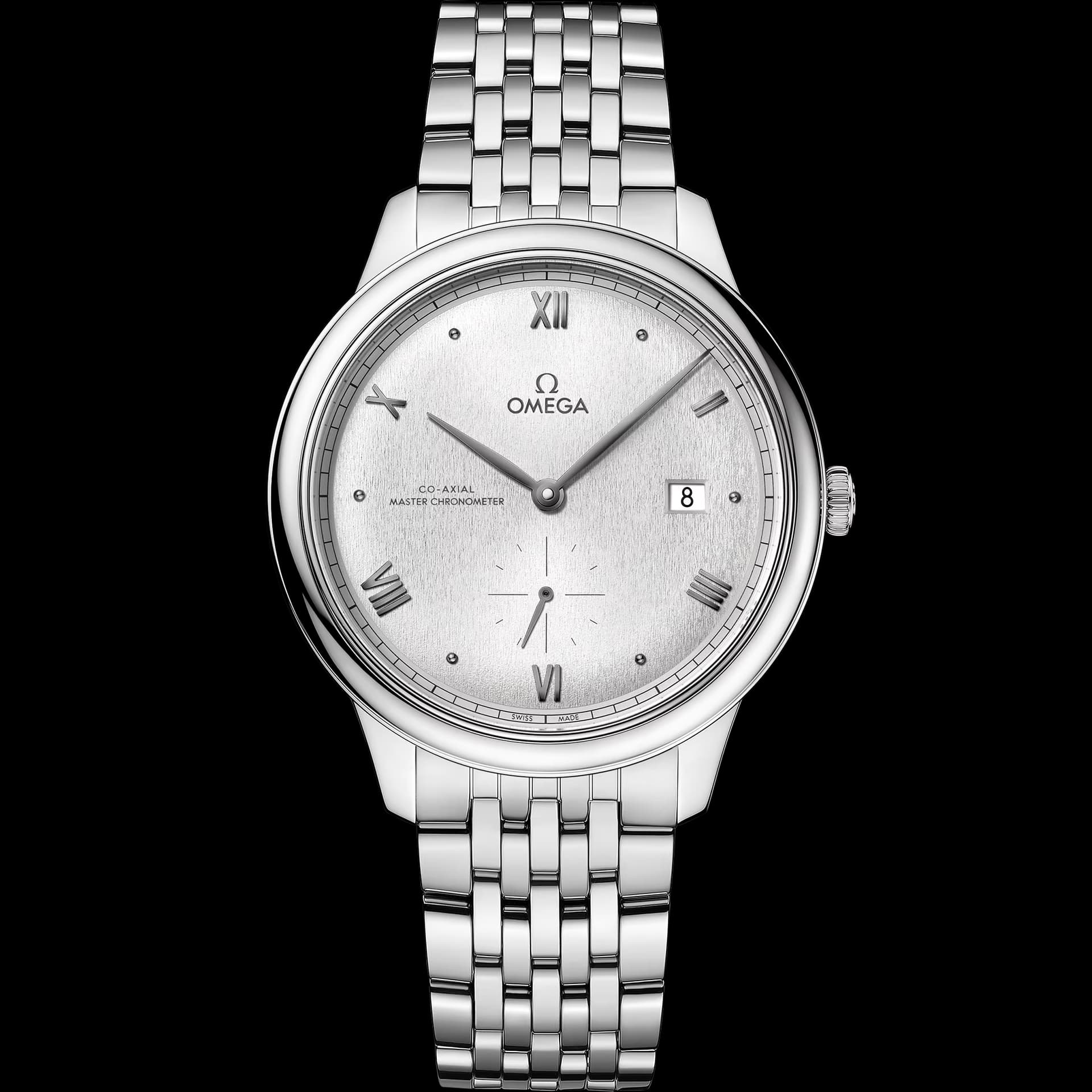 Omega De Ville 41 mm, acier sur acier