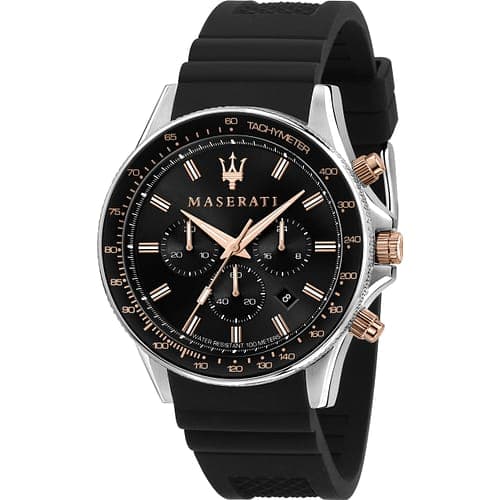 Maserati Montre Homme Maserati Silicium Noir R8871640002