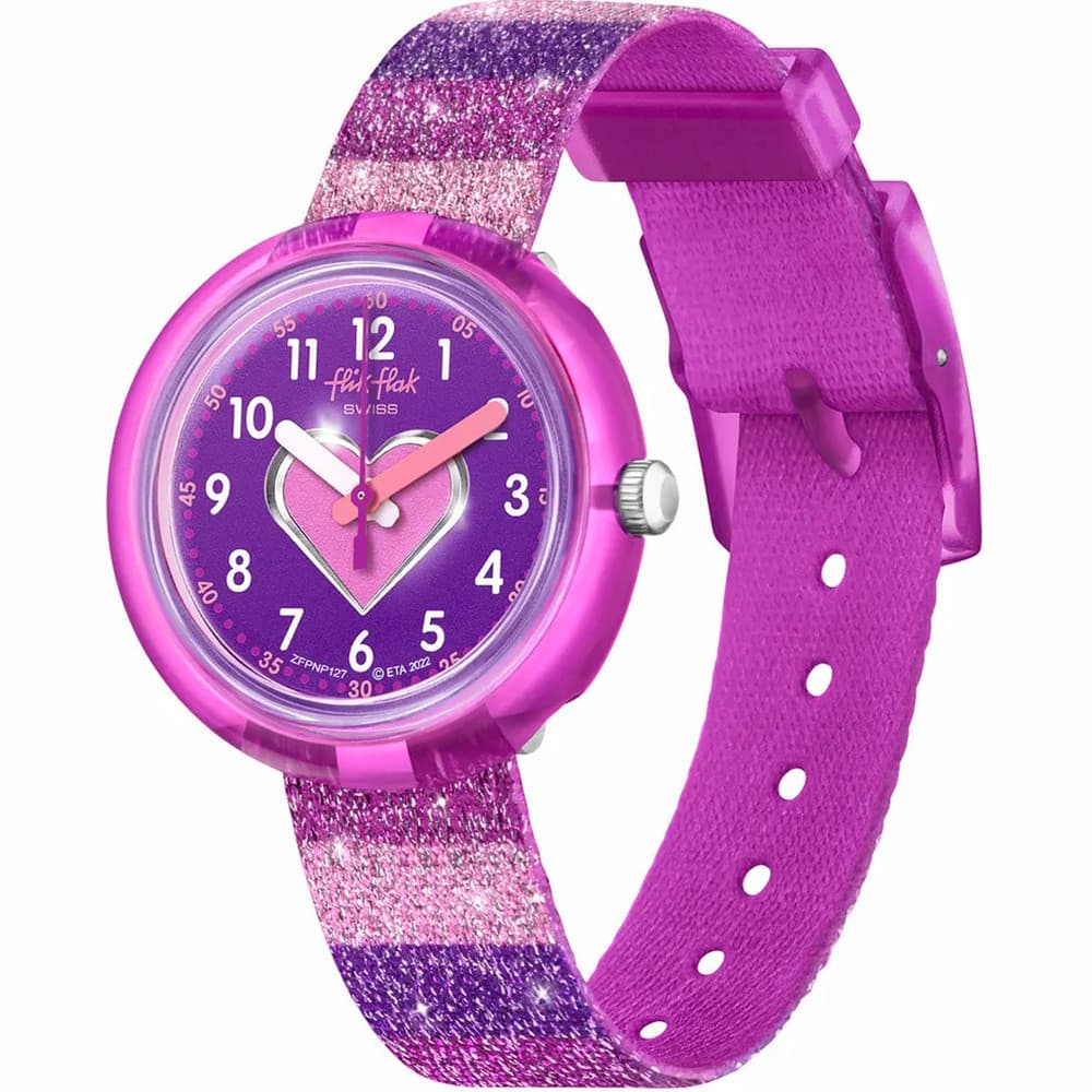 Flik Flak Montre Flik Flak Collection Color My Life en Biosource Rose