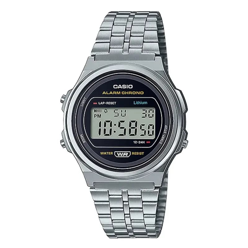 Casio A171WE-1AEF — affichage LED