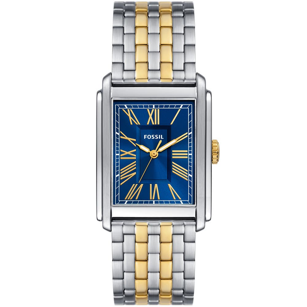 Fossil Carraway — cadran bleu
