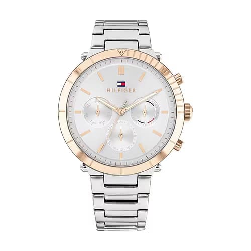 Tommy Hilfiger Montre Femme TOMMY HILFIGER en Acier Bicolore