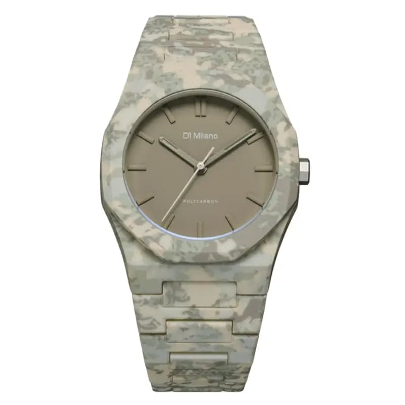 D1 Milano Montre Polycarbon Forest Camo PCBJ38