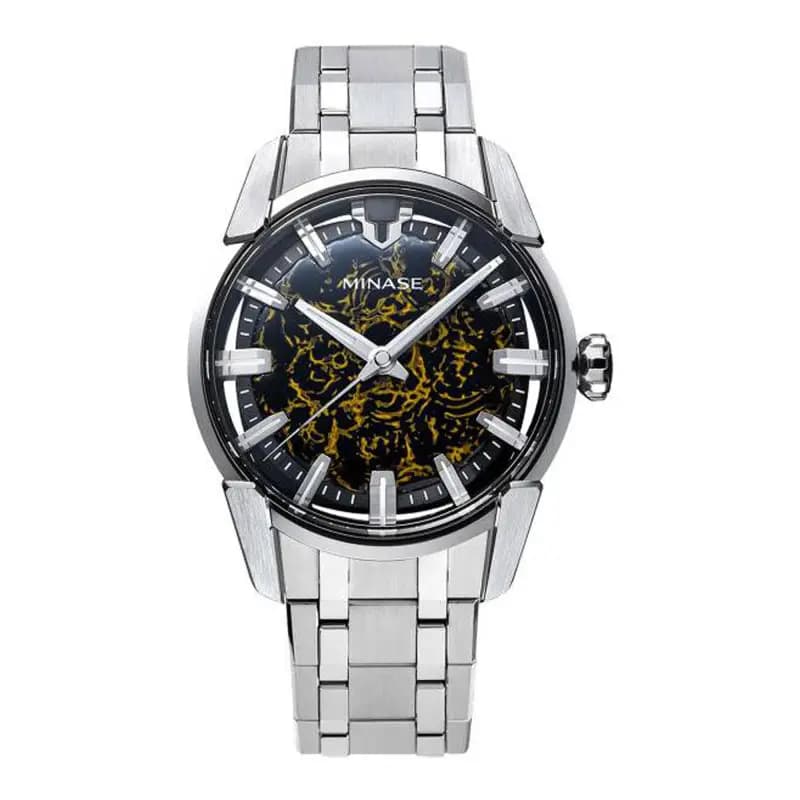 Minase Montre Divido Shibo-Urushi Golden Flux 14-M01KA3-SSB