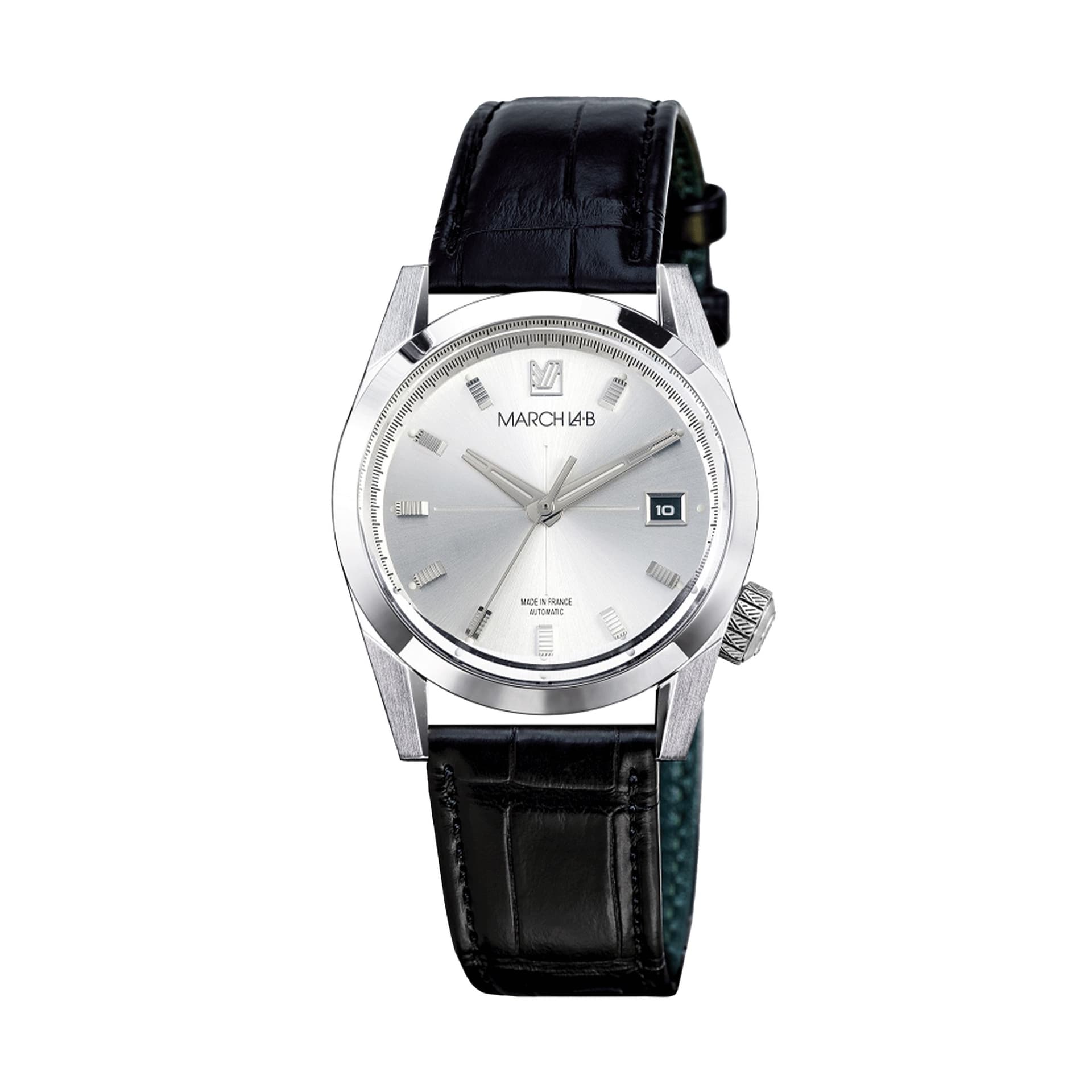 March LA.B AM89 Automatique - Steel - Alligator Noir