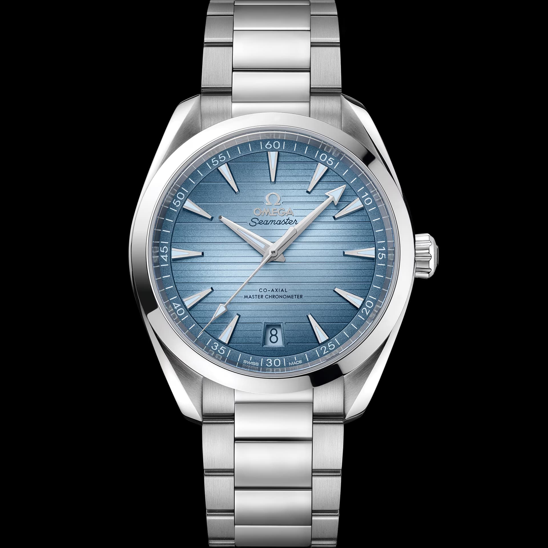 Omega Seamaster 41 mm, acier sur acier