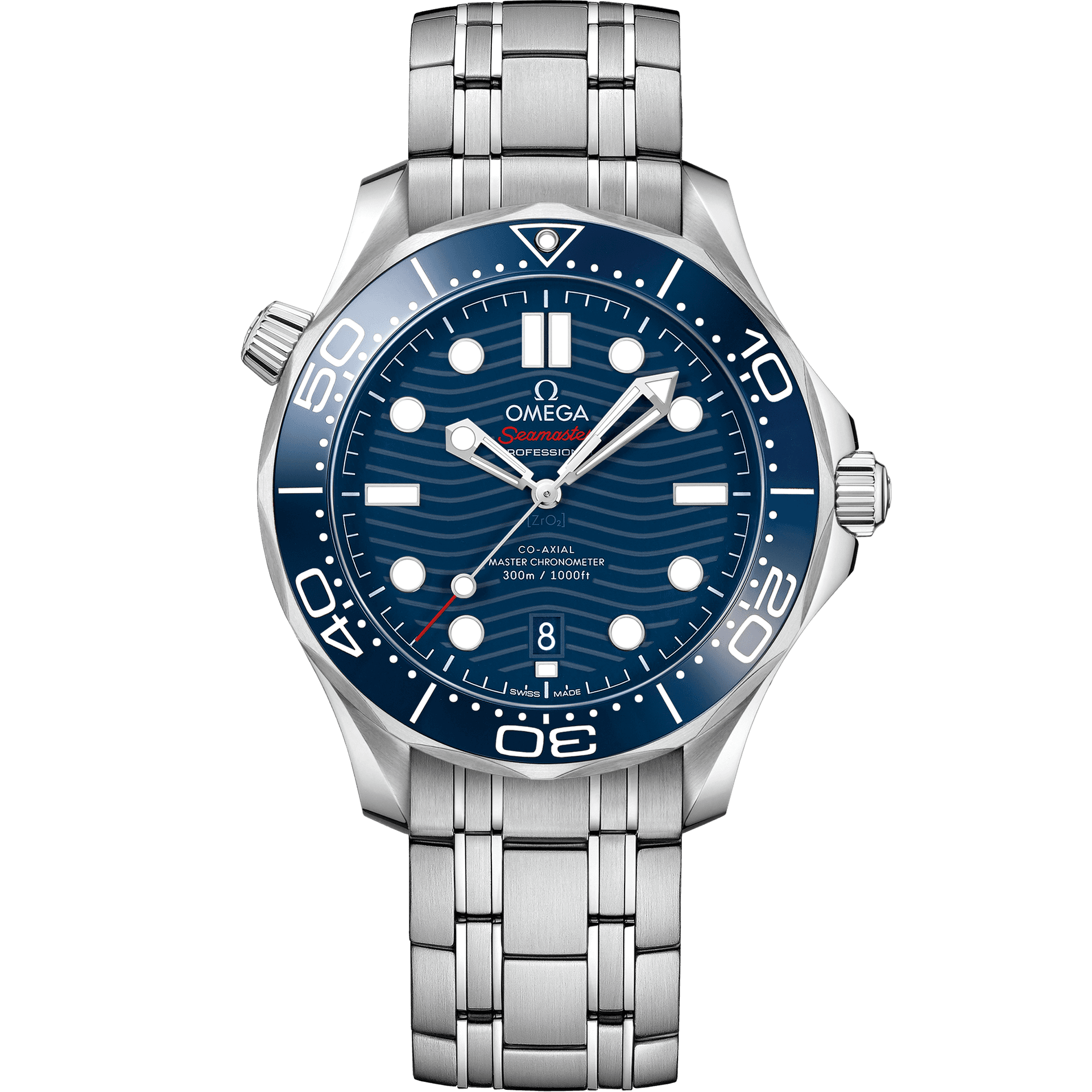 Omega Seamaster 42 mm, acier sur acier