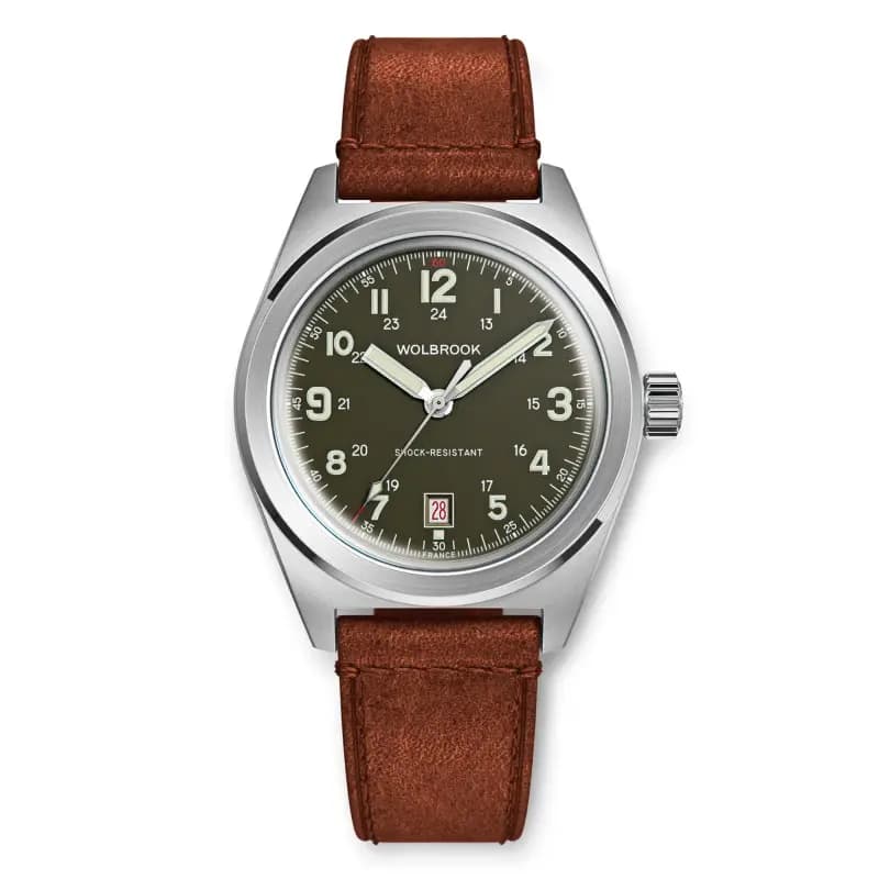 Wolbrook Montre Automatique Outrider - Vert Armée Française 23-OA-005
