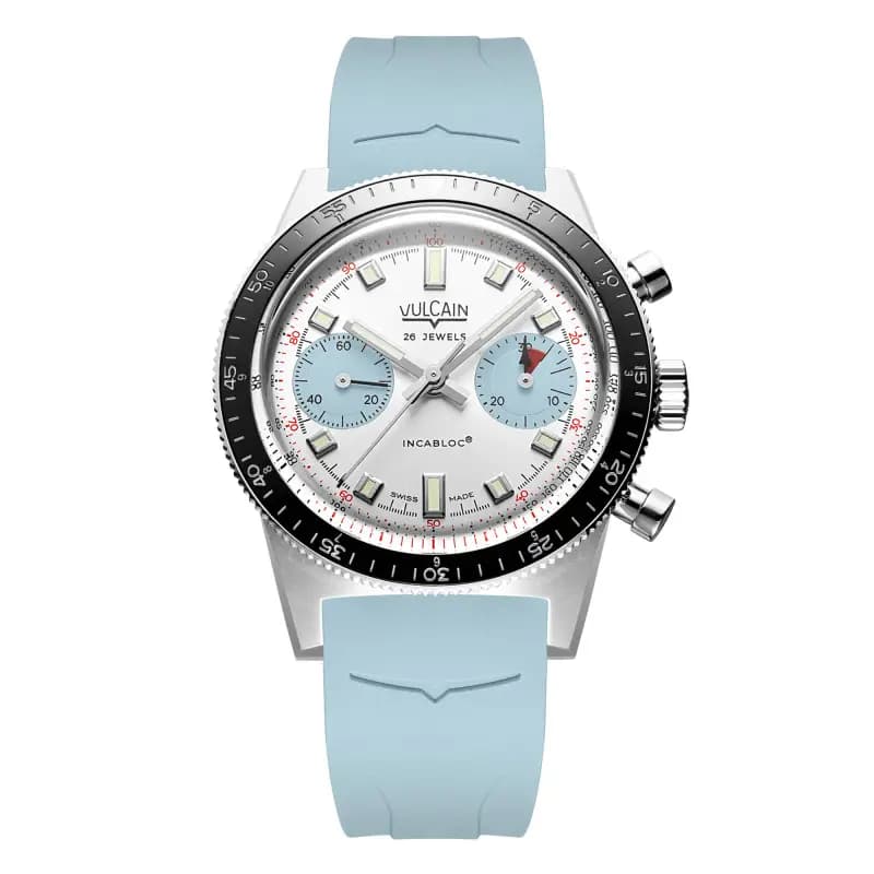 Vulcain Montre Skindiver Chronograph Ice Blue Edition Limitée 590176BL7
