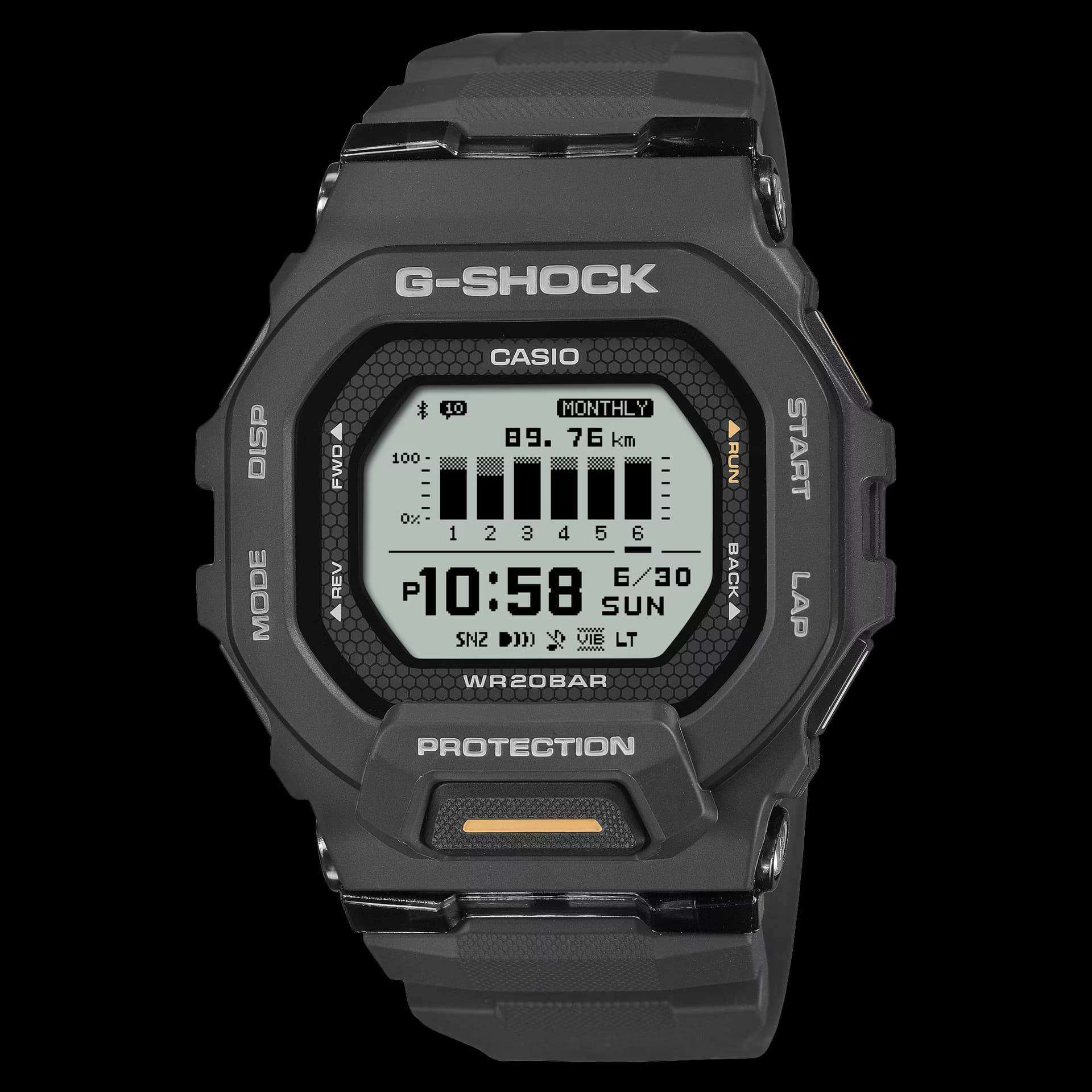Casio G-Shock GBD-200 — affichage positif