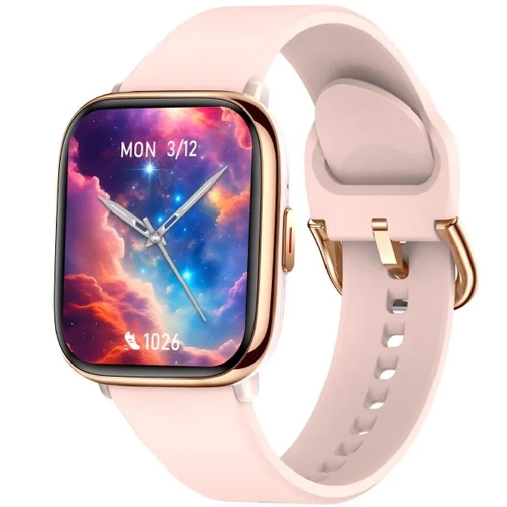 Smarty Montre Connectée Smarty Collection Overtake en Silicone Rose