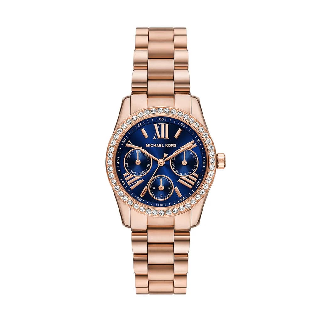 Michael Kors Montre Michael Kors Lexington Lux Bleu