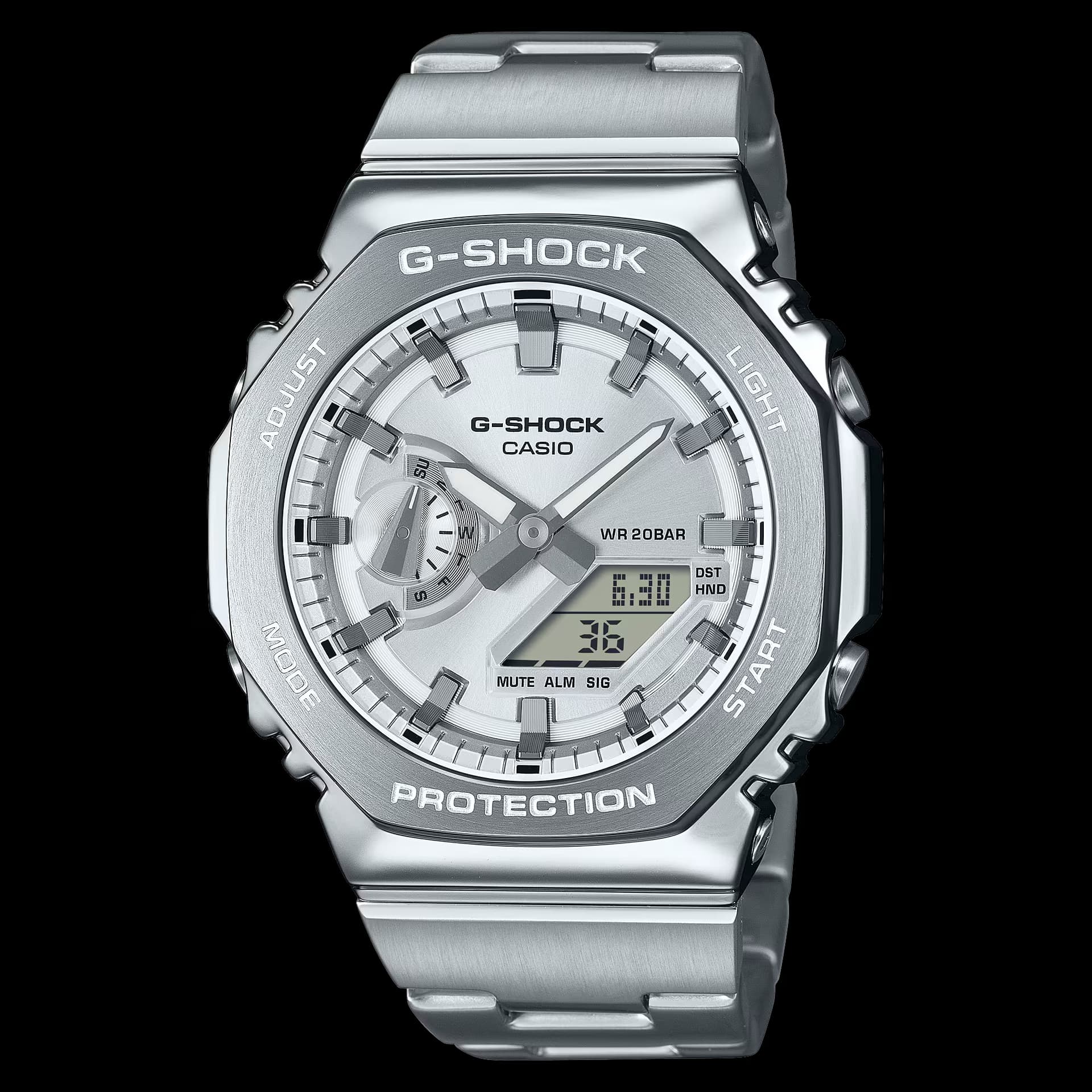 Casio Montre quartz Homme Casio G-shock Argenté