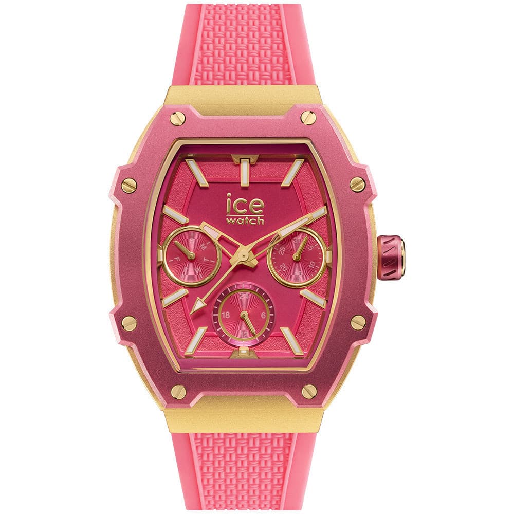 Ice Watch Montre Ice Watch Collection Ice Boliday en Silicone Rose