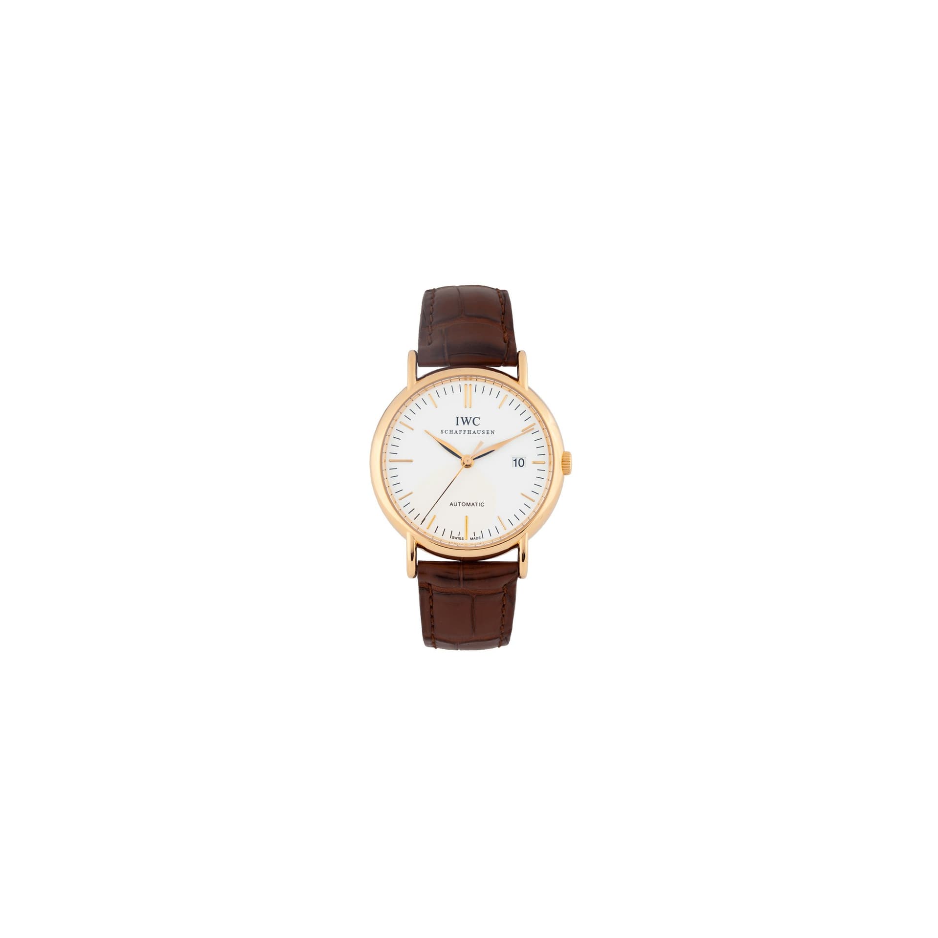 IWC Montre IWC Schaffhausen Portofino automatique or rose 39 mm 2007