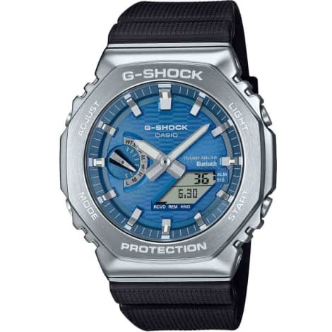 Casio Montre GShock G-Steel - Série GBM-2100 - Bleu 49.3 x 44.4 mm- GBM-2100A-2B