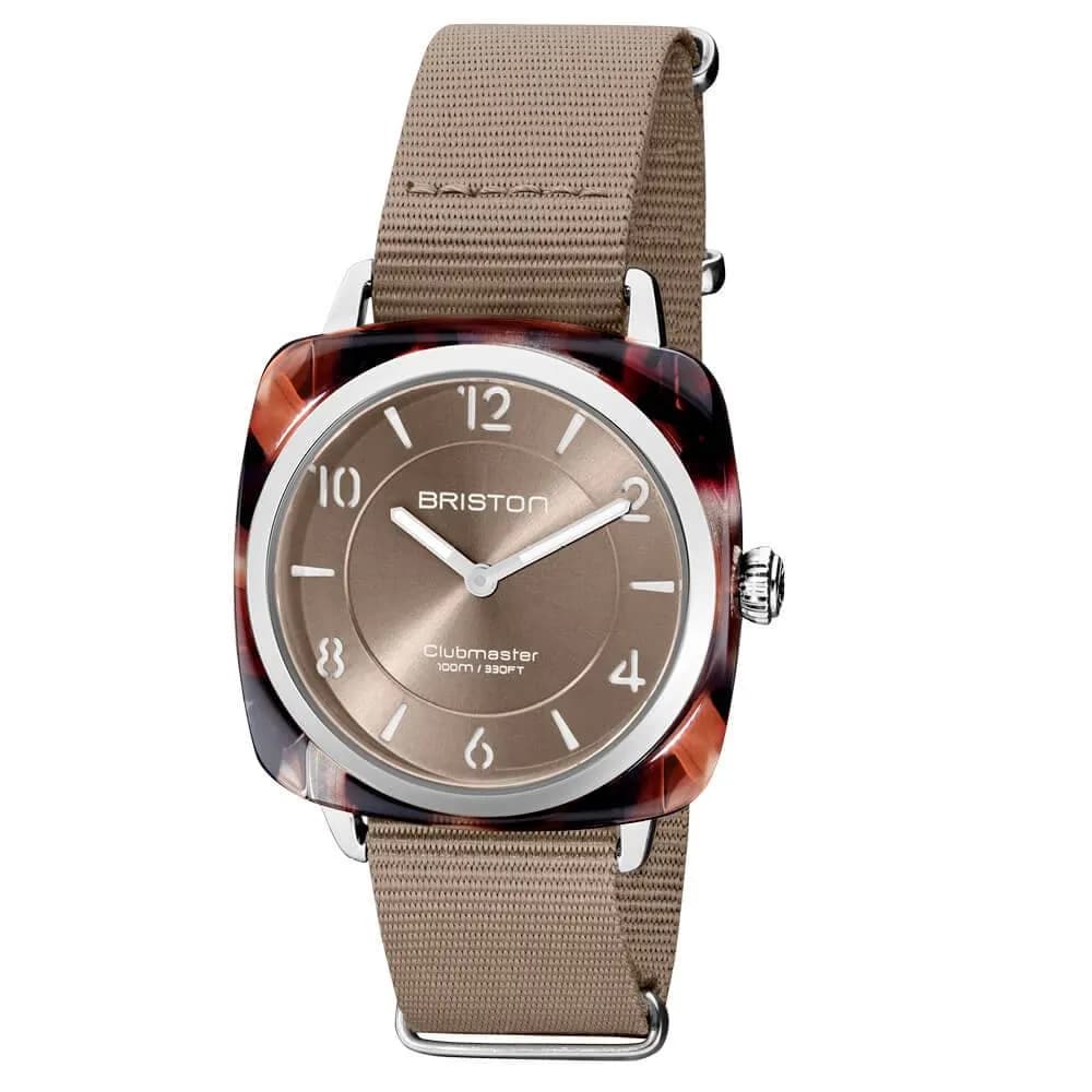 Briston Montre Briston Clubmaster Chic Acétate Taupe
