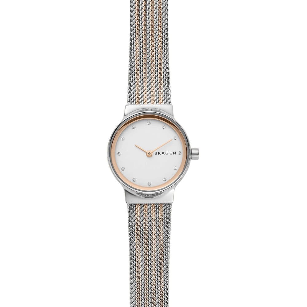Skagen Montre Skagen en Acier Argenté et Doré Rose