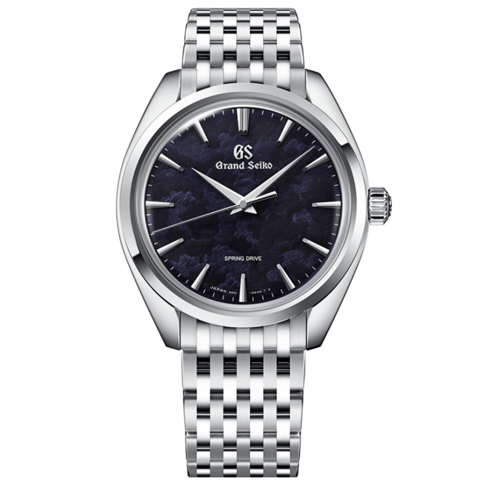 Grand Seiko Montre Grand Seiko Elegance "Iwao Blue" Spring Drive cadran bleu bracelet acier 38,5 mm