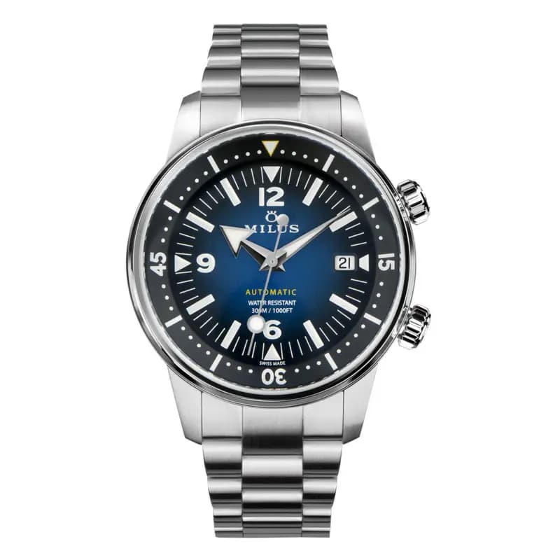 Milus Montre Archimèdes Aqua Steel Deep Blue