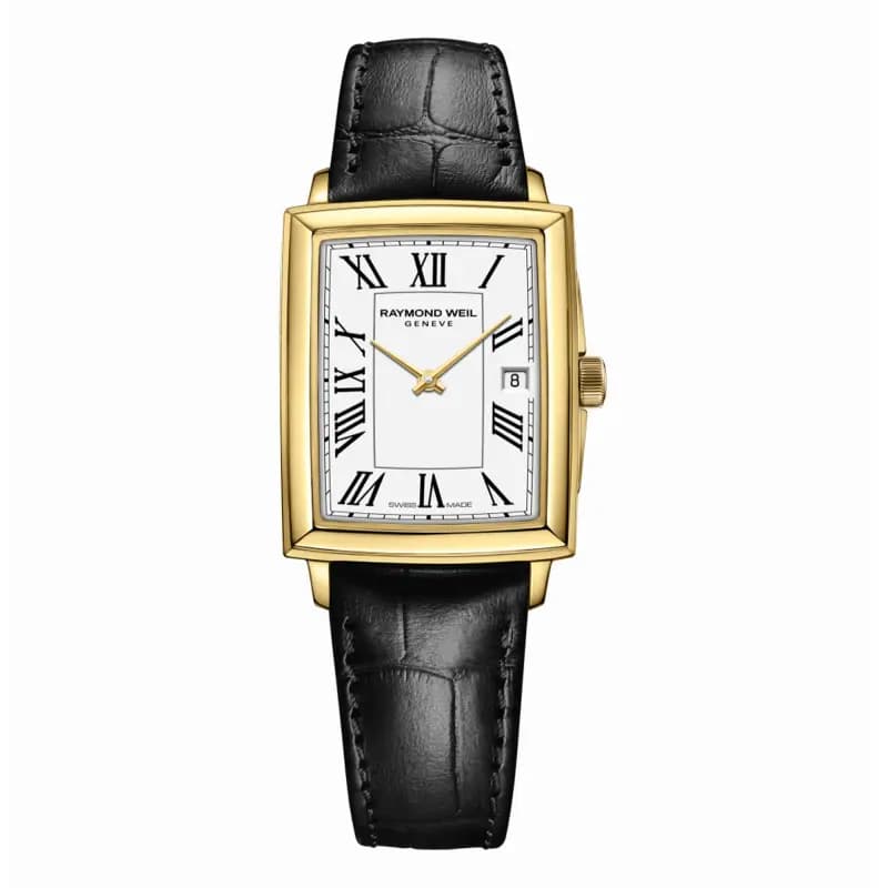 Raymond Weil Montre Toccata Square 22 x 28 mm - Cadran blanc 5925-PC-00300