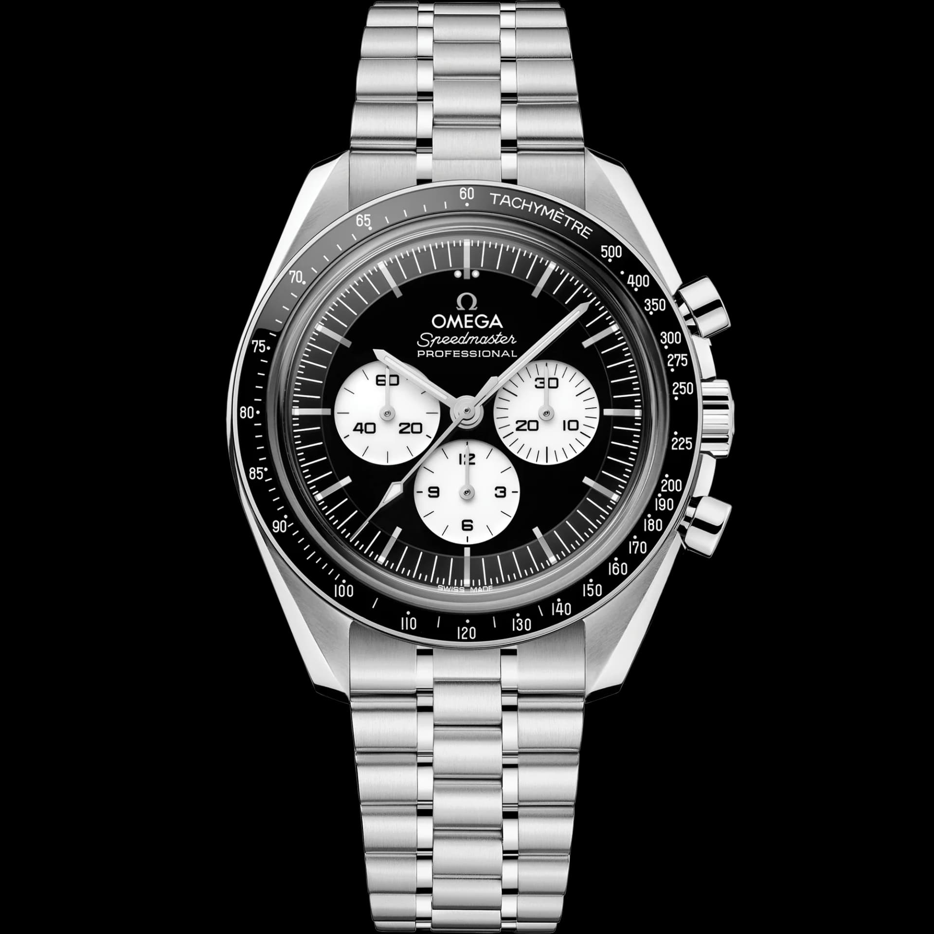 Omega Speedmaster 42 mm, acier sur acier