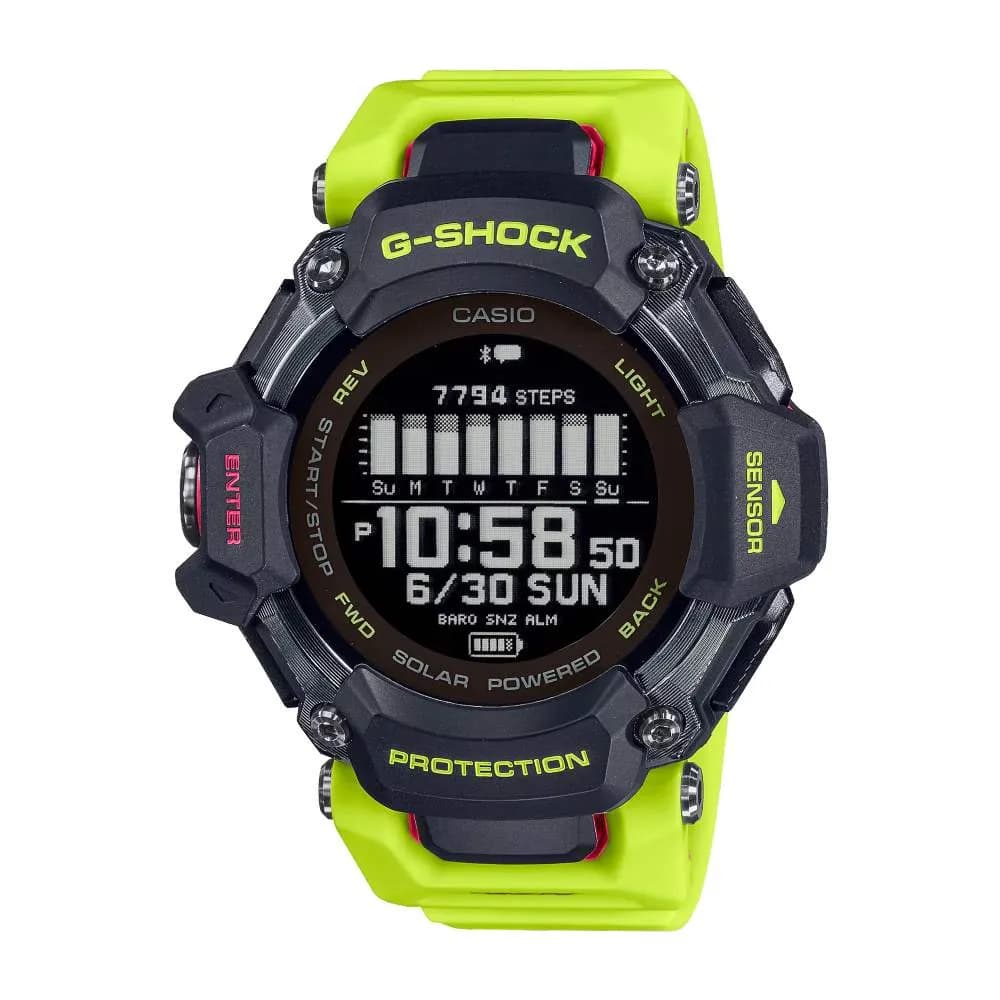 Casio G-Squad GBD-H2000 — bracelet jaune