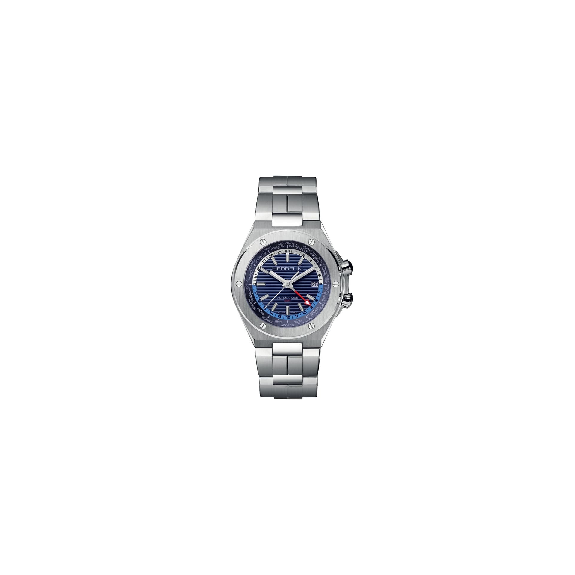 Michel Herbelin Montre Herbelin Cap Camarat GMT Homme Automatique GMT - 1445/B25