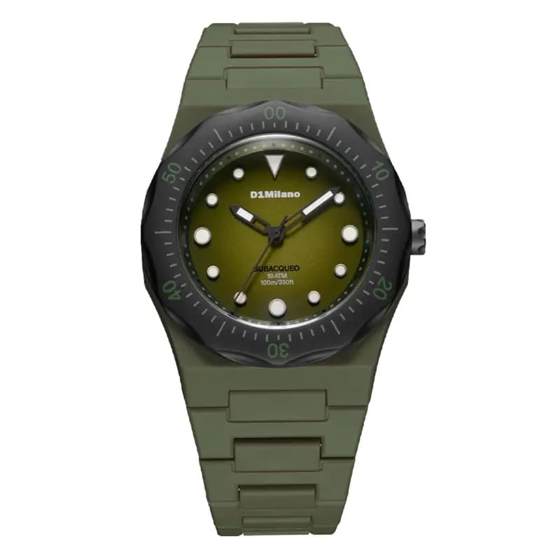 D1 Milano Montre Polycarbon Diver Lagoon Drift PDBJ04
