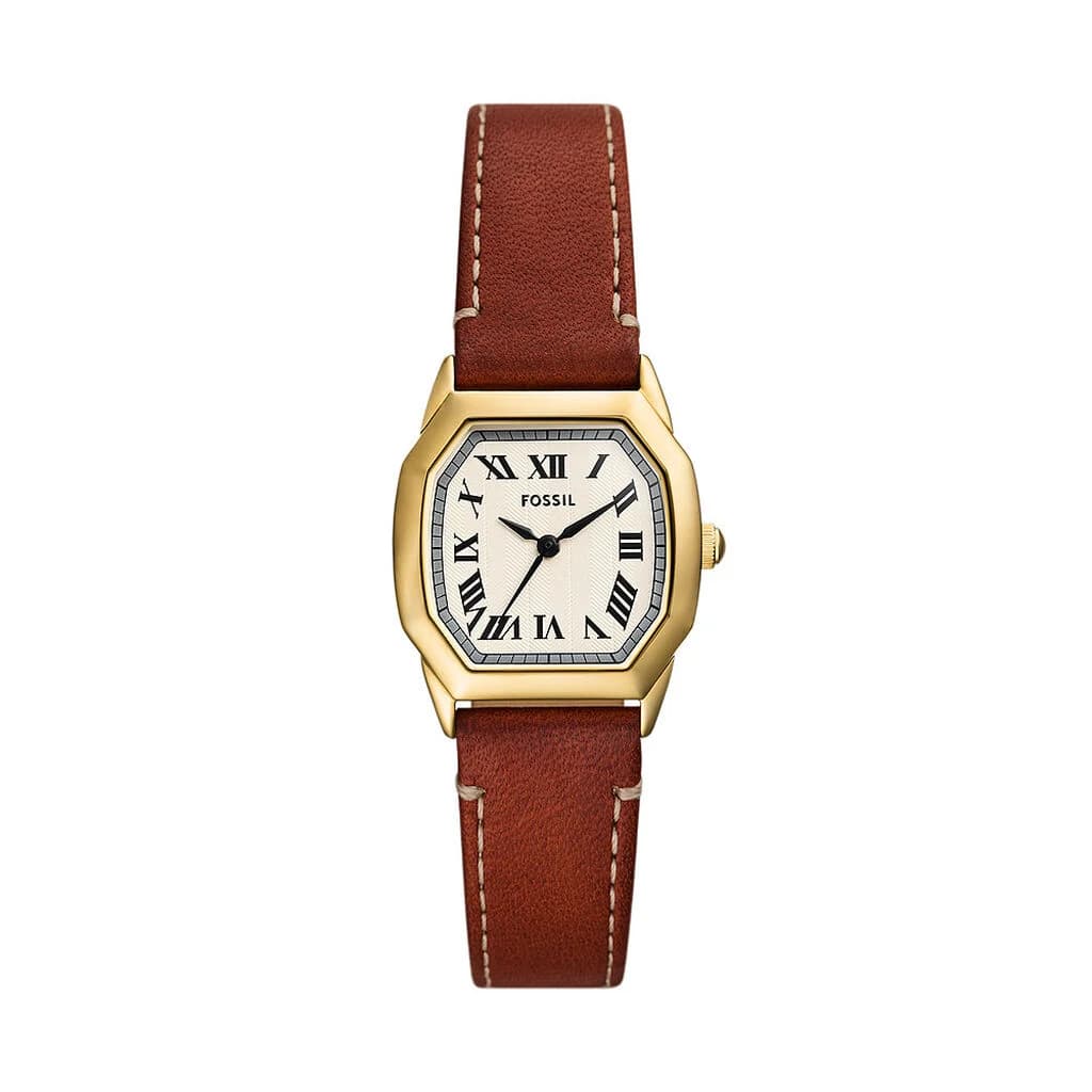 Fossil Harlow — acier doré