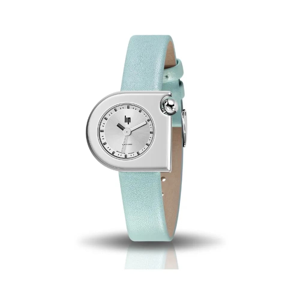 Lip Montre Lip Mach 2000 Mini - - cadran Argent- 30 x 28 mm - Acier -671161