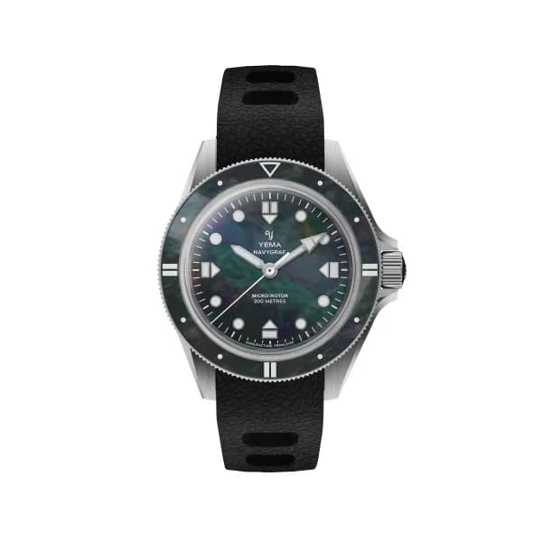 Yema Montre Yema Navygraf Pearl CMM.20 Bracelet Caoutchouc
