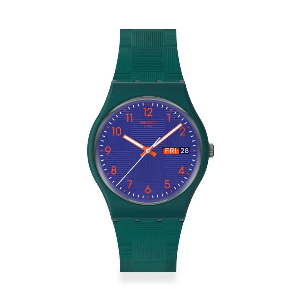 Swatch Montre quartz Mixte Essentials Bleu