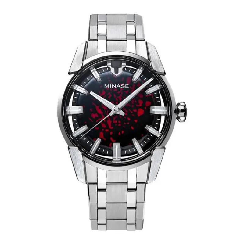 Minase Montre Divido Shibo-Urushi Scarlet Illusion 14-M01KA1-SSB