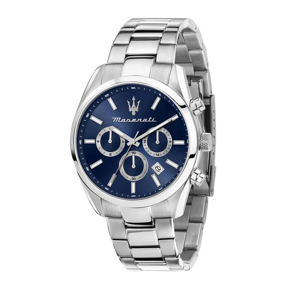Maserati Montre quartz Homme Attrazione Bleu