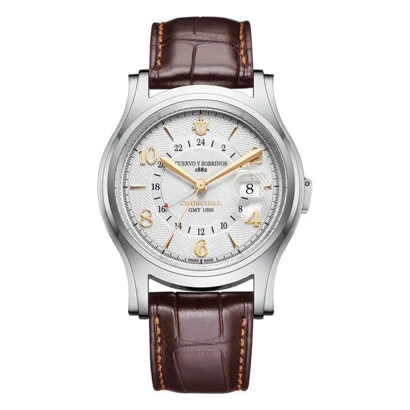 Cuervo y Sobrinos Montre Churchill 1895 GMT 2811.1GMTA