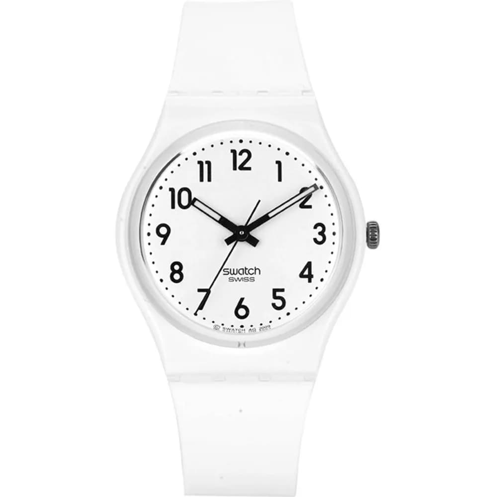 Swatch Montre quartz Mixte Gent Blanc
