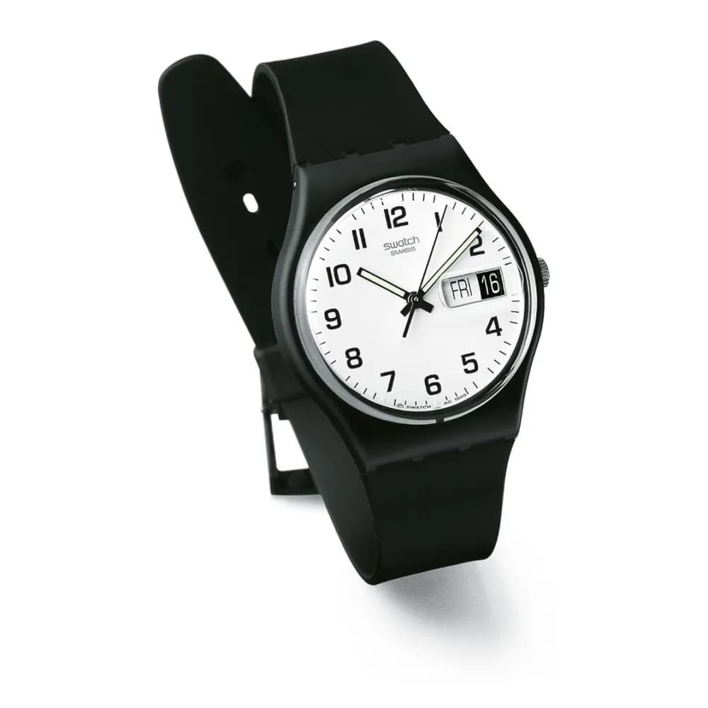 Swatch Montre quartz Mixte Gent Blanc