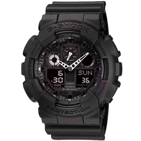 Casio Montre GShock Classic - Série GA-100 - Noir 55.1 x 51.9 mm- GA-100-1A1
