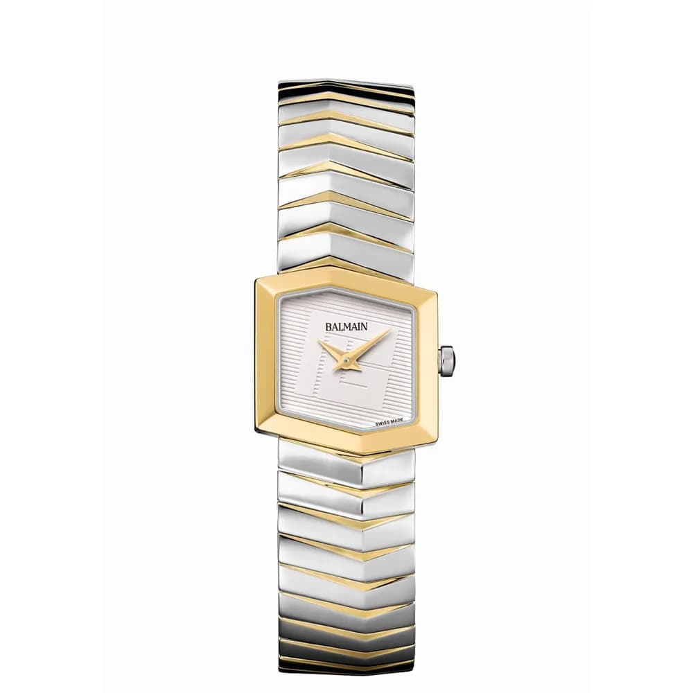 Balmain Montre quartz Femme Taffetas Blanc
