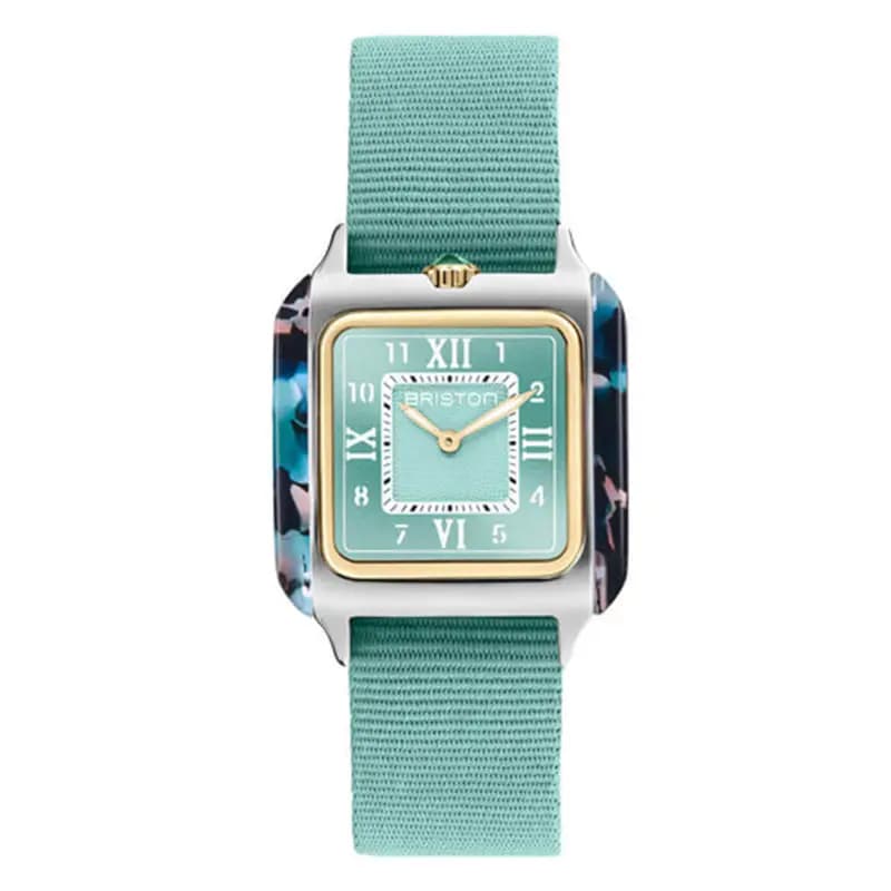 Briston Montre Streamliner Kennedy Spring - HM - Gold - Vert d'eau 262030.PYA.UGW.29.NGW