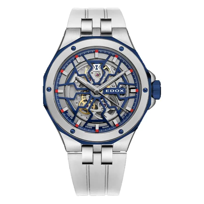 Edox Montre Delfin the Original Mecano Automatic 85303-357BUCAB-BUIRB