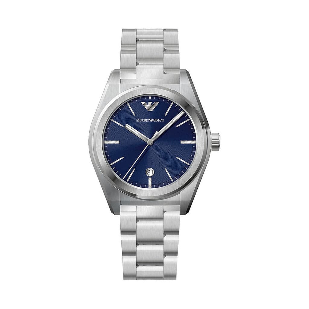 Emporio Armani Montre Emporio Armani Collection Federico en Acier Argenté