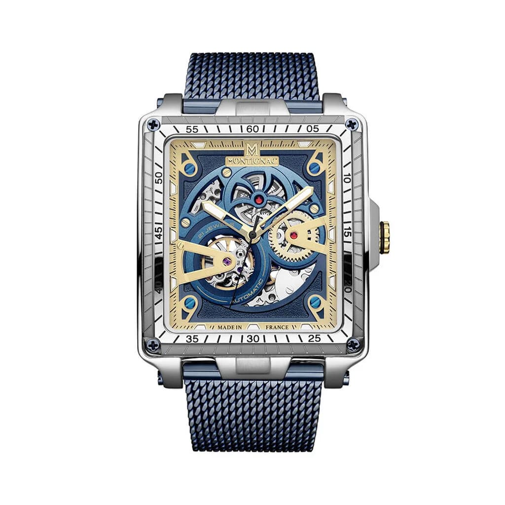 Montignac Montre quartz Homme Rampart Bleu