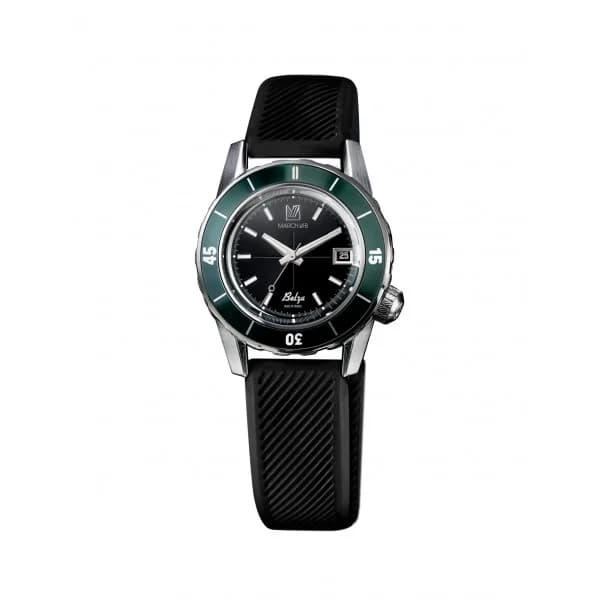 March LA.B Montre MARCH LA.B Belza Automatique Cadran Mars Bracelet Silicone Noir
