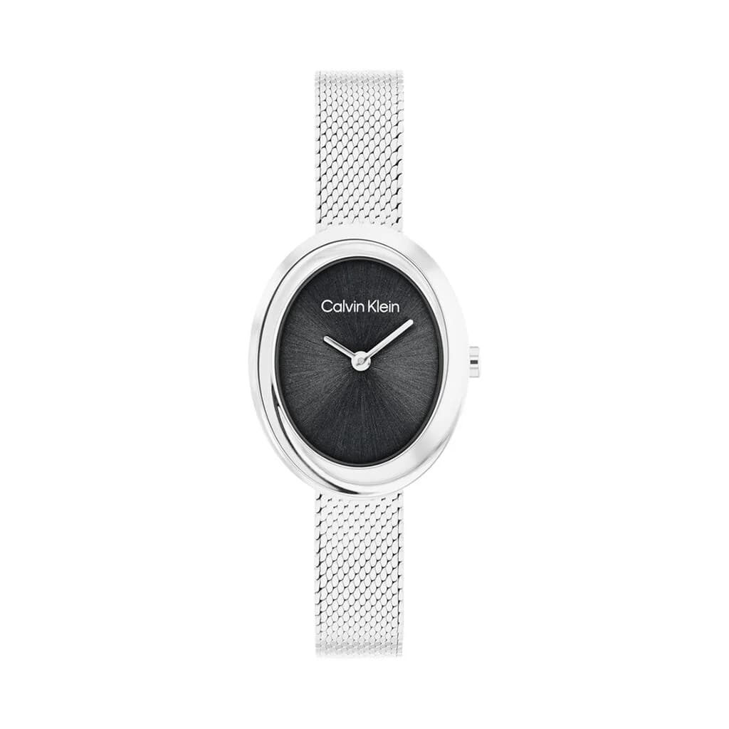 Calvin Klein Montre Calvin Klein Twisted Bezel 24 Noir